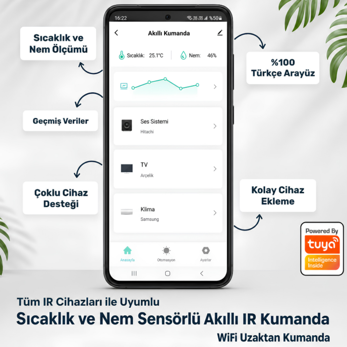 Sensörlü IR Kumanda - WiFi