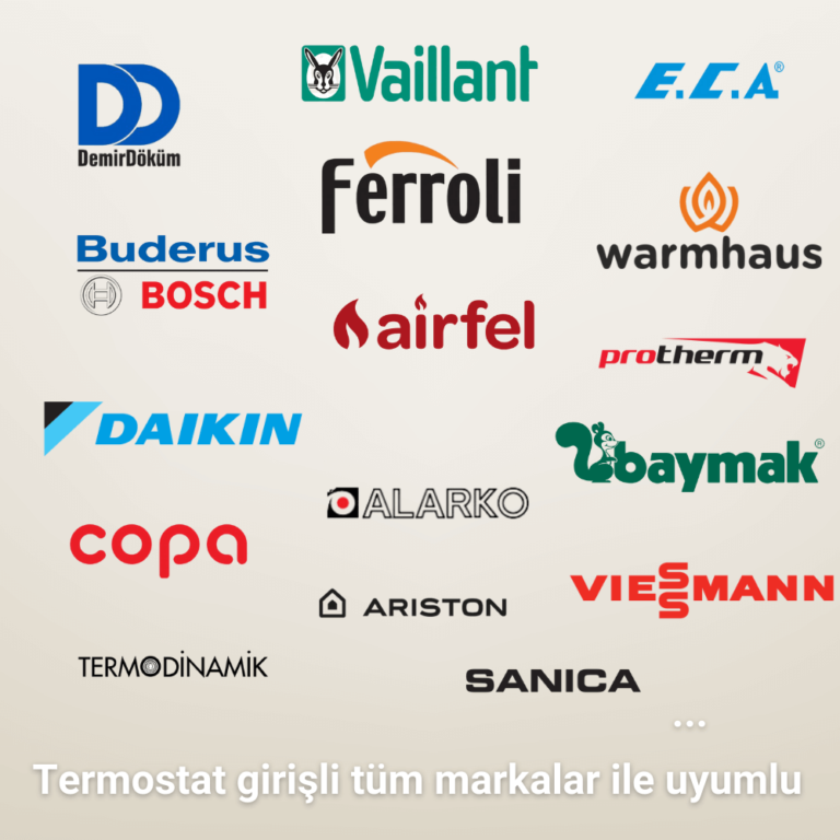 Yerden Isıtma ve Kombi Termostatı - WiFi, Kablosuz