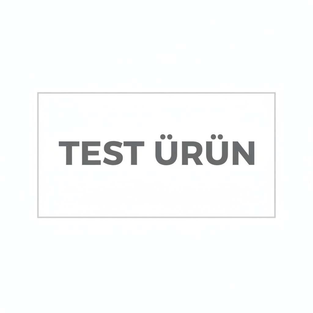 Test Ürünüdür Satışı Bulunmamaktadır