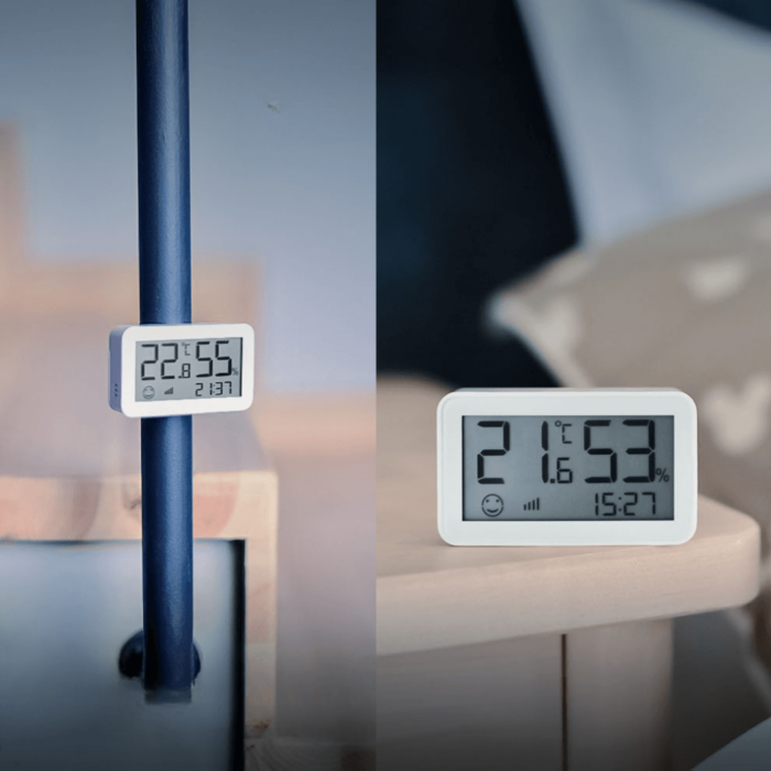 LCD Ekranlı Sıcaklık ve Nem Sensörü - Zigbee
