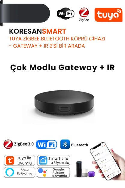 Tuya Zigbee Gateway Hub + IR 2’si bir Arada