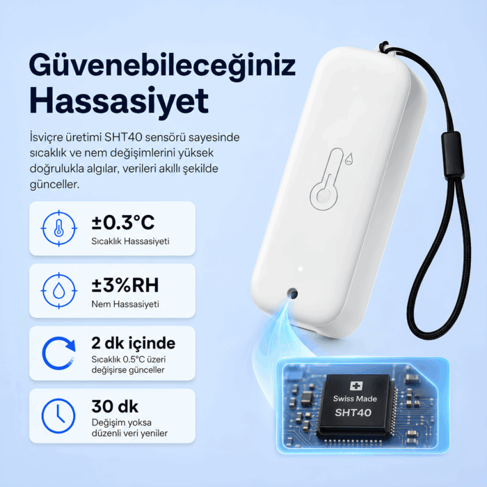 Sıcaklık ve Nem Sensörü - WiFi