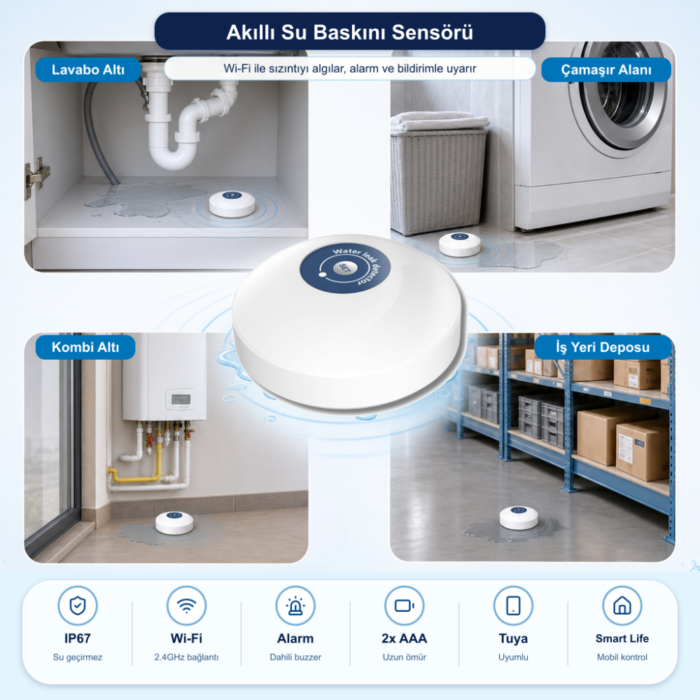 Su Baskını Sensörü - WiFi