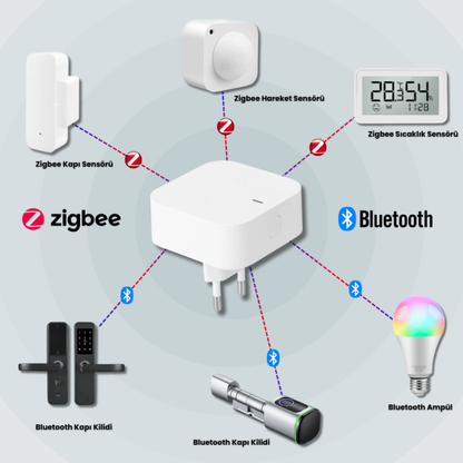 Priz Tipi Gateway - Zigbee + Bluetooth